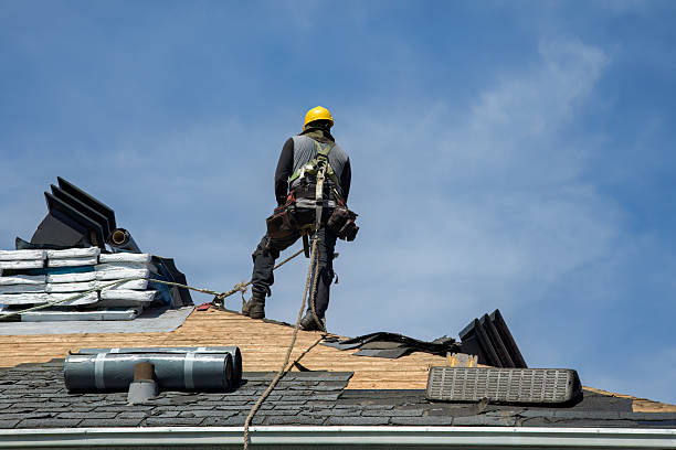 Professional Roof Replacement technician working in Wendell, NC